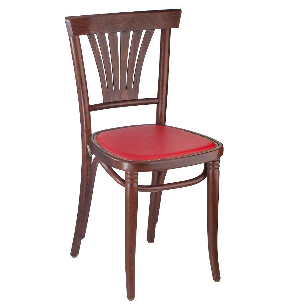Fan Back Wood Chair