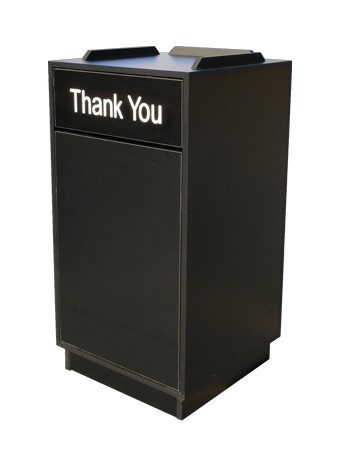 Laminate Trash Receptacle