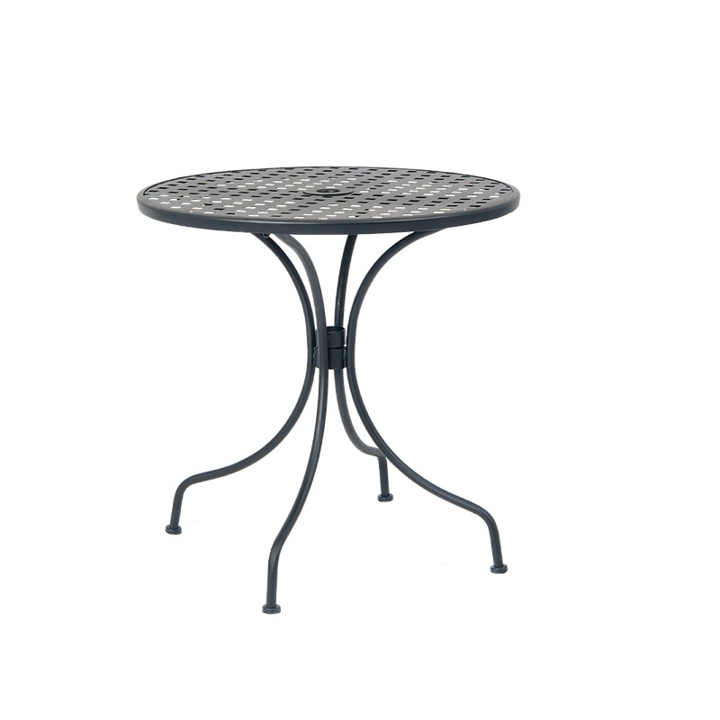 Black Mesh Outdoor Table