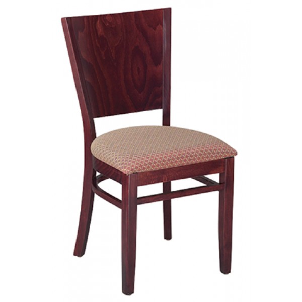 Plain Back Wood Chair